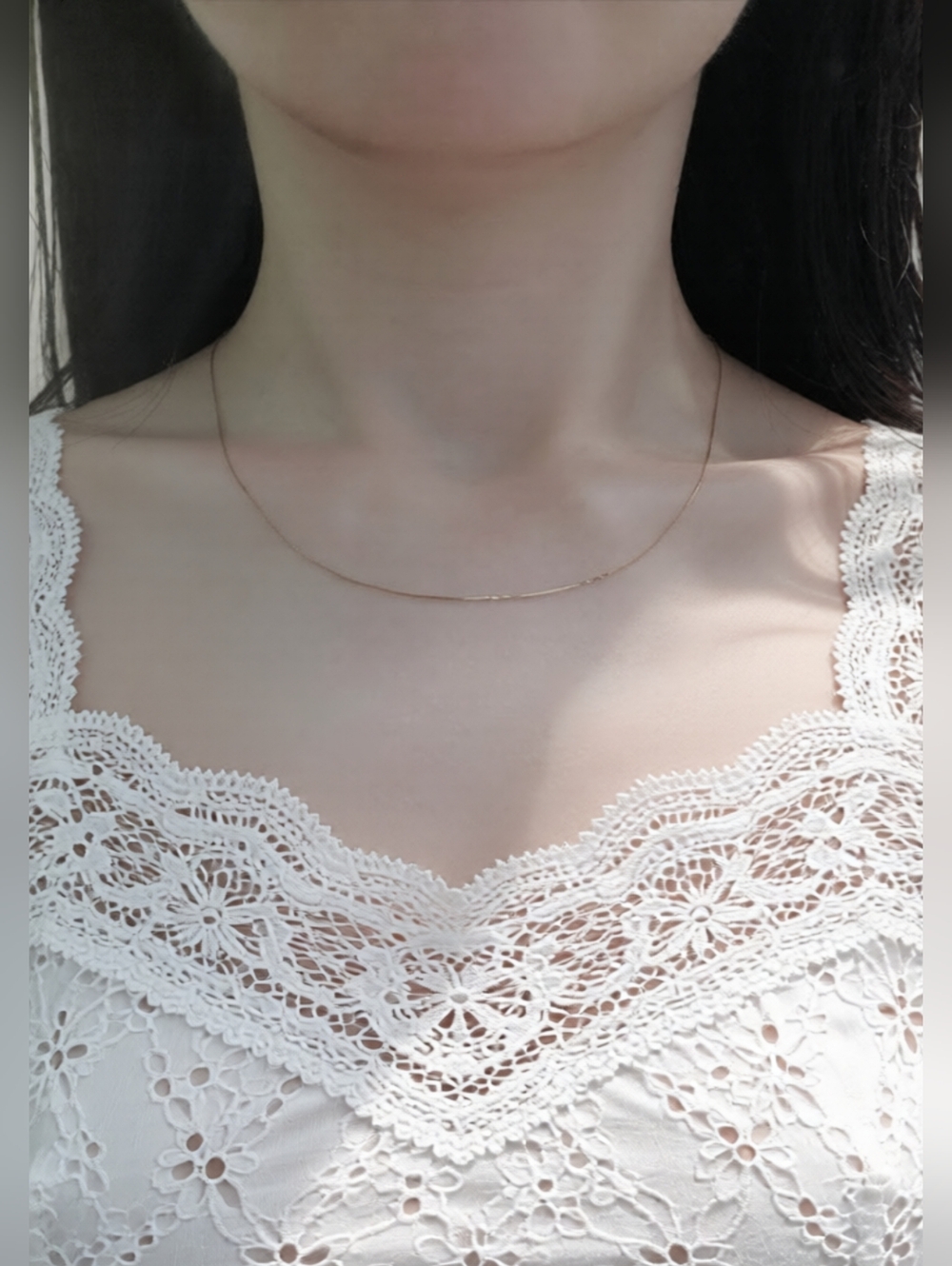 Dainty Elegant 16 Inch 10k Gold Necklace
